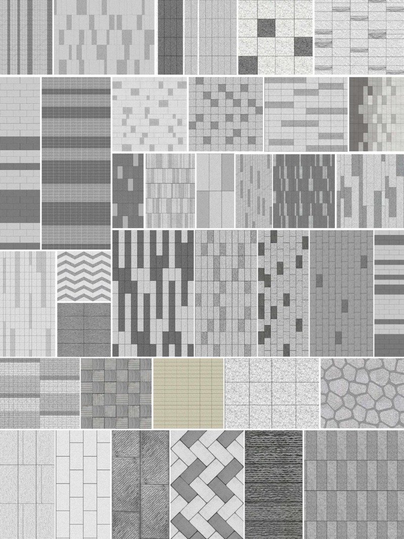 常用地面火燒板鋪裝效果圖 常用地面火燒板鋪裝效果圖