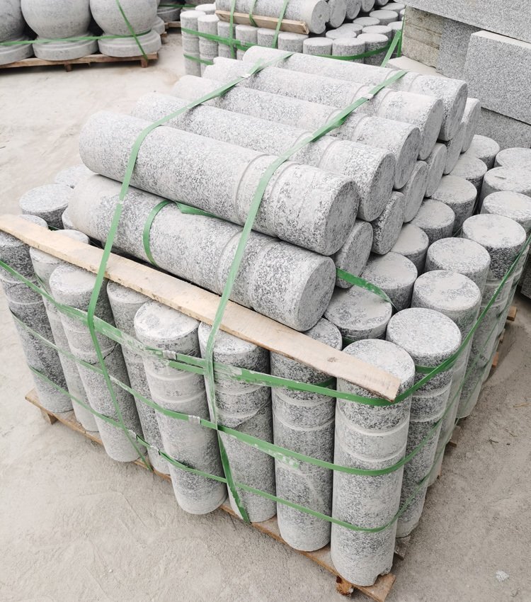 180直徑花崗巖阻車圓柱 180直徑花崗巖阻車圓柱