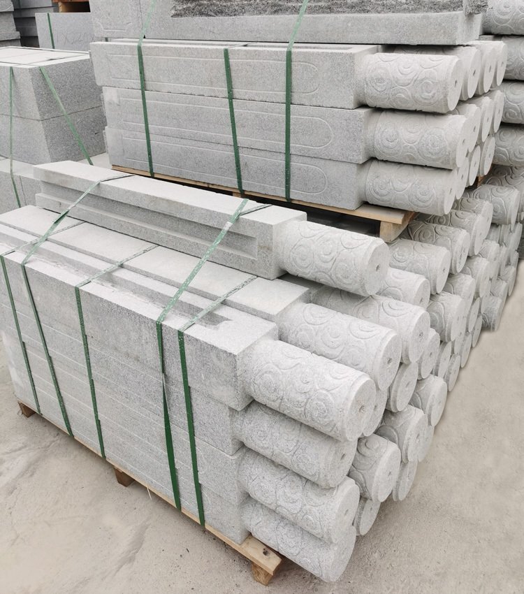 芝麻白欄桿柱子定做 芝麻白欄桿柱子定做